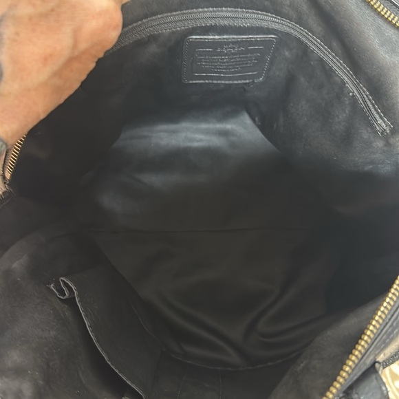 COACH Taylor Bowler Satchel WOOL/LEATHER Black MSRP 498 - Picture 10 of 14